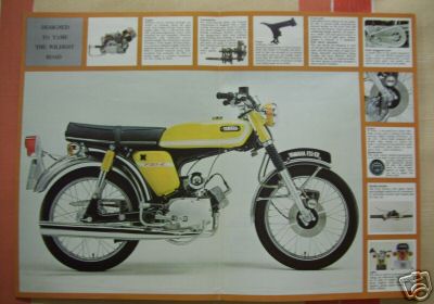 Yamaha FS1 SS 1973 første årg. i DK med membrand indsugning